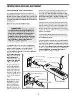 Preview for 8 page of ProForm 770 Ekg Treadmill User Manual