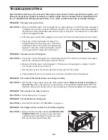 Preview for 22 page of ProForm 770cd Treadmill User Manual