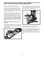 Preview for 12 page of ProForm 780 Cse Elliptical Manual