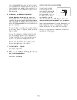 Preview for 19 page of ProForm 780 Cse Elliptical Manual