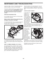 Preview for 20 page of ProForm 780 Cse Elliptical Manual