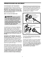 Preview for 7 page of ProForm 800 Xl Treadmill User Manual