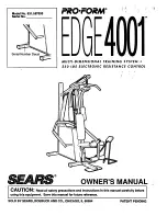 Предварительный просмотр 1 страницы ProForm 831.157033 User Manual