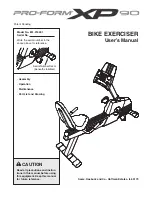 Предварительный просмотр 1 страницы ProForm 831.21522.1 User Manual