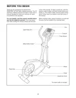 Предварительный просмотр 4 страницы ProForm 831.23743.0 User Manual