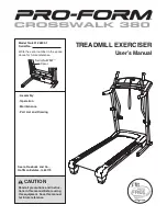 Preview for 1 page of ProForm 831.24803.1 User Manual