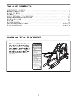 Preview for 2 page of ProForm 831.28645.1 User Manual