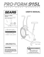 ProForm 831.288264 User Manual preview