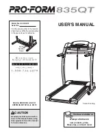 ProForm 831.299481 User Manual preview