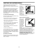 Предварительный просмотр 12 страницы ProForm 870e (German) Bedienungsanleitung