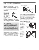 Preview for 14 page of ProForm 890 E Elliptical Manual