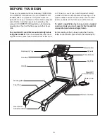 Предварительный просмотр 5 страницы ProForm 9.0 Competitor Treadmill User Manual