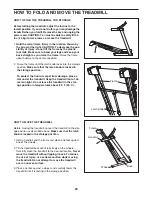 Предварительный просмотр 20 страницы ProForm 9.0 Competitor Treadmill User Manual