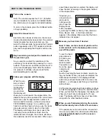 Preview for 10 page of ProForm 920 S EKG User Manual