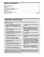 Предварительный просмотр 2 страницы ProForm Air Walker PFMC77755 User Manual