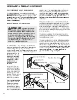 Preview for 8 page of ProForm CROSSTRAINER PCTL50071 User Manual