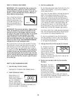 Preview for 16 page of ProForm Crosswalk 2.0 XT User Manual