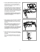 Предварительный просмотр 7 страницы ProForm CROSSWALK 325 User Manual