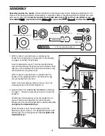 Предварительный просмотр 5 страницы ProForm CROSSWALK DL User Manual