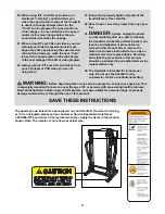 Preview for 4 page of ProForm CS13e User Manual