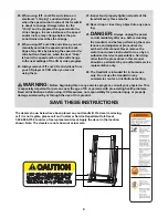 Предварительный просмотр 4 страницы ProForm CS15e User Manual