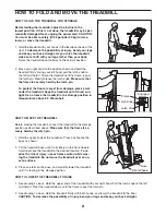 Предварительный просмотр 21 страницы ProForm DISTANCE 560v User Manual