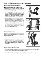 Preview for 21 page of ProForm e35s User Manual