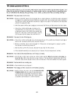 Preview for 22 page of ProForm e35s User Manual