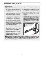 Preview for 3 page of ProForm Fusion 1.5 T User Manual