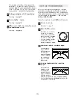 Preview for 15 page of ProForm GL 105 User Manual