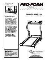 ProForm GP5 EKG Grip Pulse User Manual preview