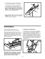 Предварительный просмотр 8 страницы ProForm L.E.X PFEL25070 User Manual