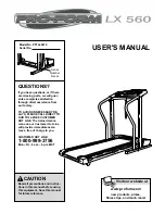 ProForm LX 560 User Manual preview