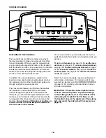 Предварительный просмотр 18 страницы ProForm Performance 1450 User Manual