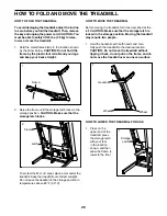 Предварительный просмотр 26 страницы ProForm Performance 1450 User Manual