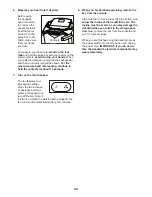 Preview for 22 page of ProForm Performance 600C User Manual