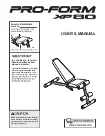 Предварительный просмотр 1 страницы ProForm PFANBE1425.0 User Manual