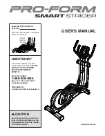 Предварительный просмотр 1 страницы ProForm PFCCEL04912.0 User Manual