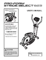 ProForm PFCCEL3906.0 User Manual preview