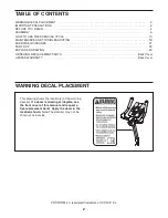 Preview for 2 page of ProForm PFEX02409.0 User Manual