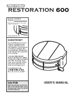 ProForm PFHS60070 User Manual preview