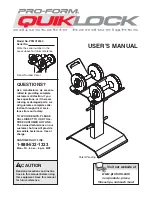 ProForm PFMC12330 User Manual preview