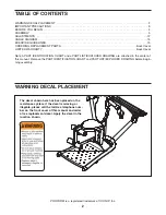 Preview for 2 page of ProForm PFSY2925.0 User Manual