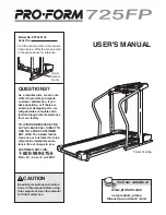 ProForm PFTL69100 User Manual preview