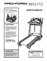 Предварительный просмотр 1 страницы ProForm PFTL71730 User Manual