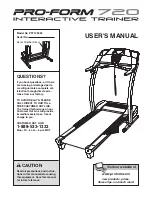 ProForm PFTL79022 User Manual preview