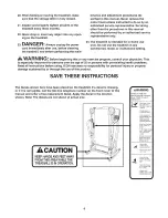 Preview for 4 page of ProForm PFTL91205.1 User Manual