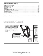 Preview for 2 page of ProForm PFTL99707.0 User Manual