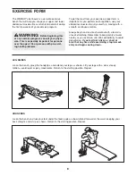 Предварительный просмотр 8 страницы ProForm PFVB09988.0 User Manual