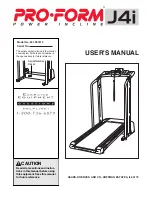 ProForm Power Incline 831.29721 User Manual preview
